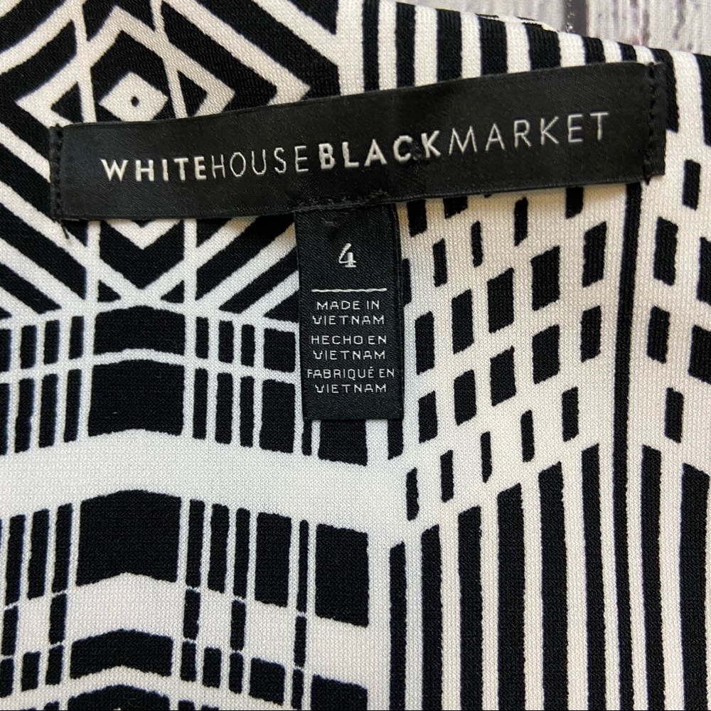 White House Black Market Cap Sleeve Sheath Dress. Size 4. - Picture 6 of 10